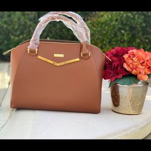 Joy & Iman large geometric shaped Satchel & Clutch